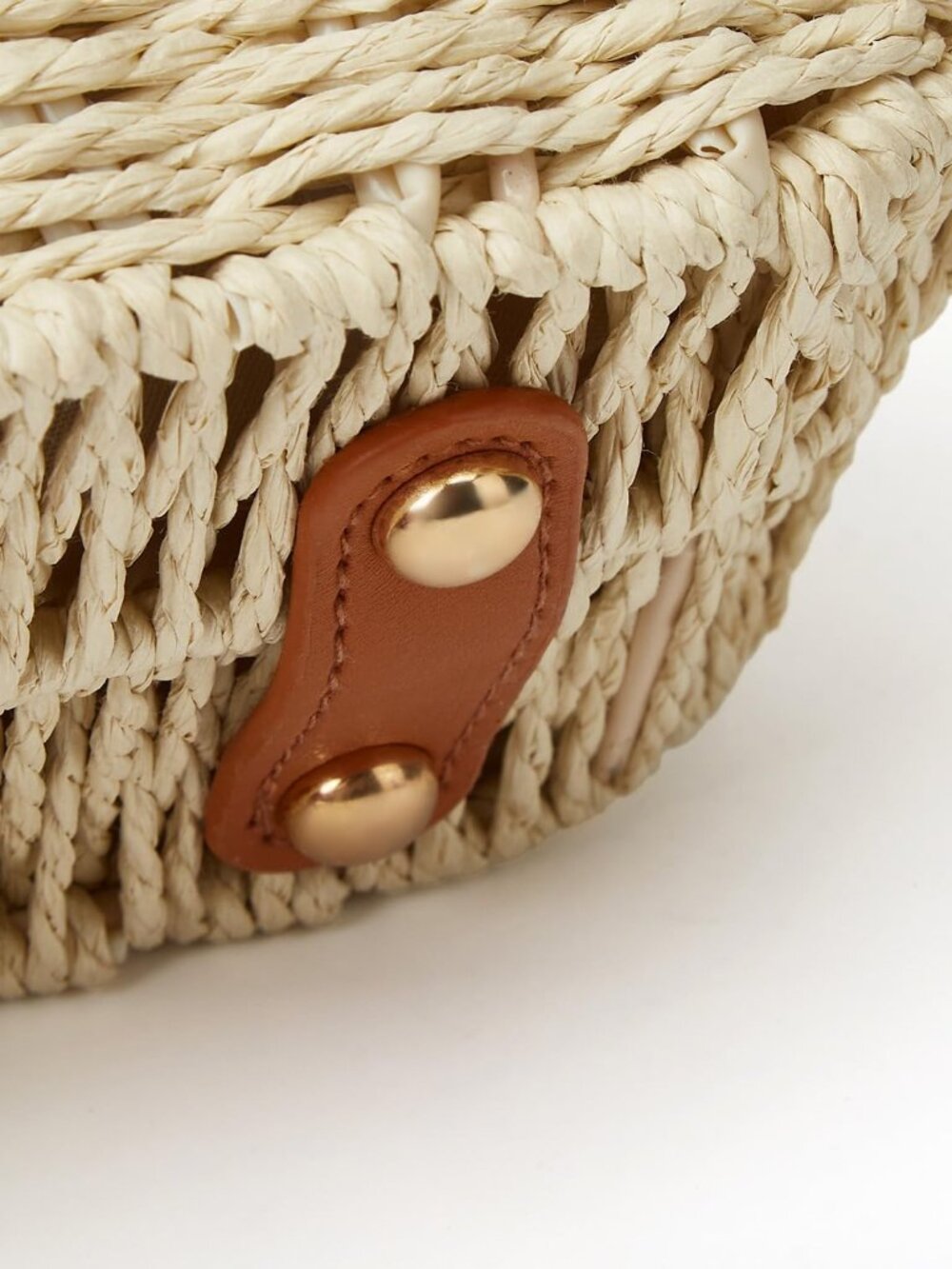 Casual Straw Beach Bags For Women Dumpling Bag Rattan Purses Summer Straw Crossb - Picture 3 of 7